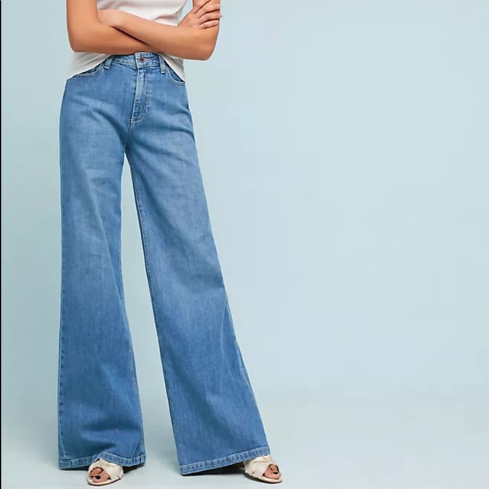 Anthropologie Paige | Sutton hi-rise wide leg